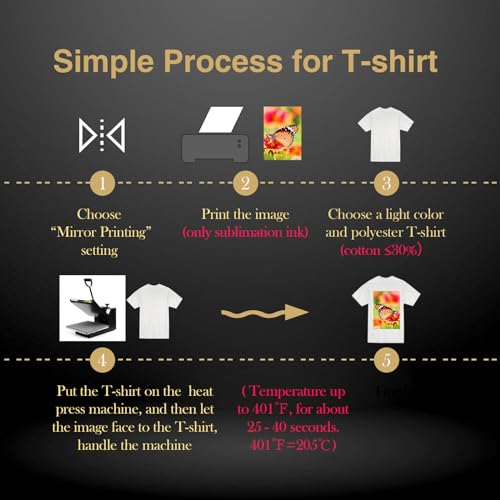 A-SUB Sublimation Paper 8.5x11 Inch 110 Sheets - Compatible