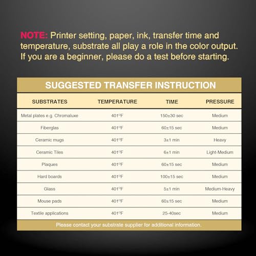 A-SUB Sublimation Paper 8.5x11 Inch 110 Sheets - Compatible