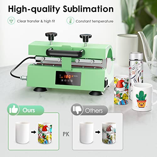 SLIMSTY Tumbler Heat Press Machine, 110V Auto Timer