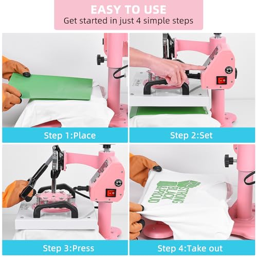 12" x 10" High Pressure Heat Press Machine