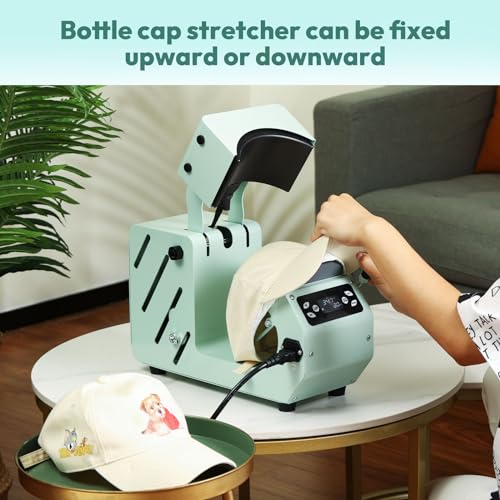 OFFNOVA Auto Hat Heat Press Machine with Interchangeable Platens