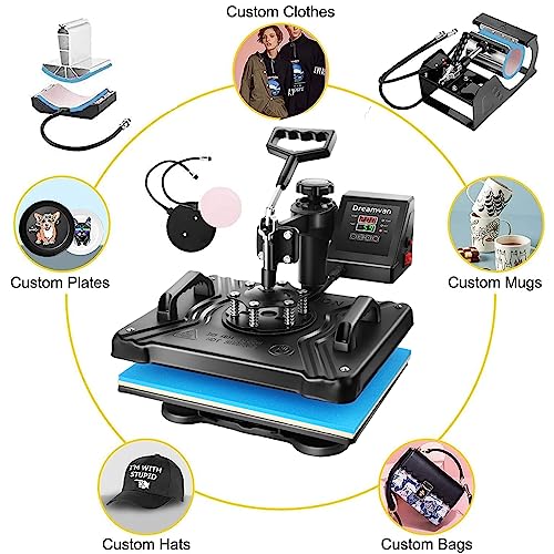 5 in 1 Multifunctional Sublimation Heat Press Machine