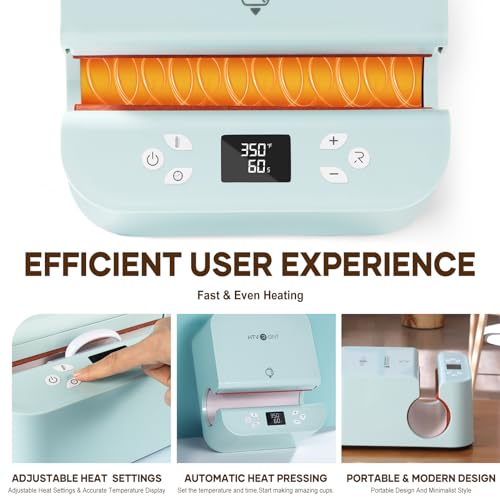 Professional Auto Tumbler Heat Press for Sublimation Printing