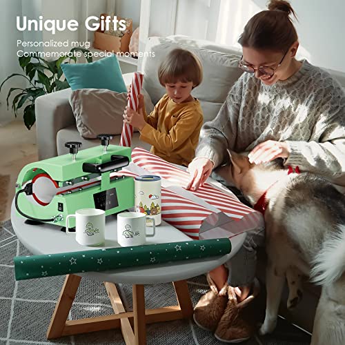 SLIMSTY Tumbler Heat Press Machine, 110V Auto Timer