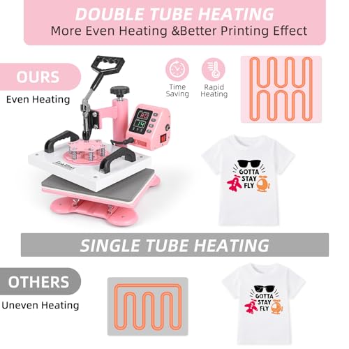 12" x 10" High Pressure Heat Press Machine