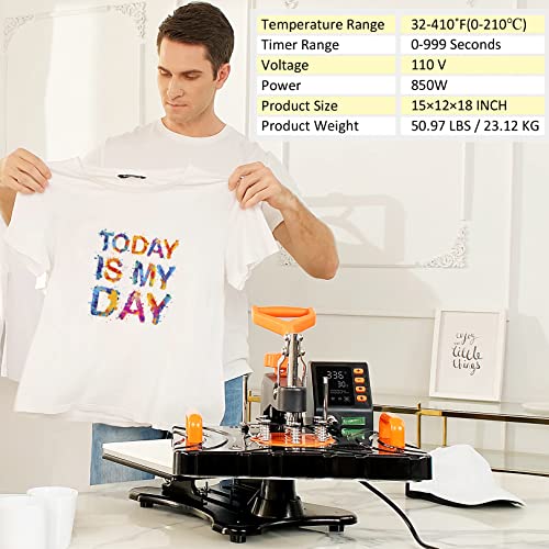 DREAMVAN 8 in 1 Sublimation Heat Press Machine