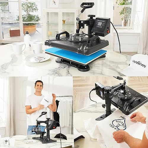 5 in 1 Multifunctional Sublimation Heat Press Machine