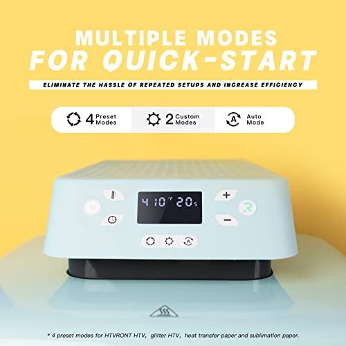 HTVRONT Auto Heat Press Machine 15x15 - Intelligent