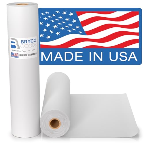 18'' x 150' White Kraft Sublimation Butcher Paper
