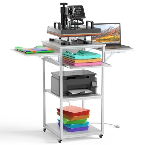 Crafit Heat Press Table with Pull-Out Tray & Stand