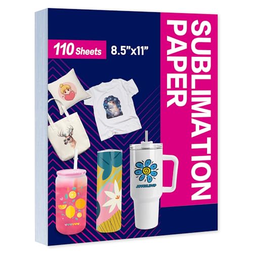 Joyclub Sublimation Paper 110 Sheets for Sublimation Printer