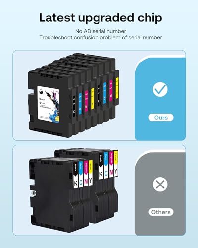 Hiipoo Sublimation Ink Cartridge Set for SG400/SG800