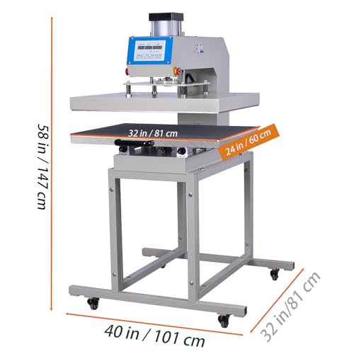 24x32 Professional Pneumatic Sublimation Printer Heat Press Machine