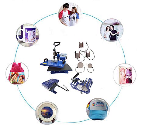 8in1 Sublimation Printer Bundle with Cutting Plotter and Accessories