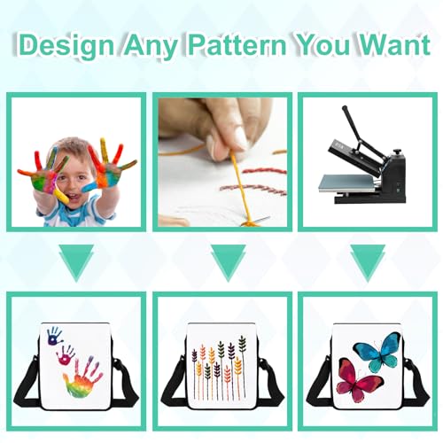 Sublimation Crossbody Bag for Birthday and Father's Day