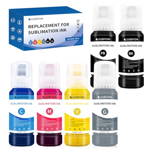 GUBFFON Sublimation Ink for Epson Wide Format Printers