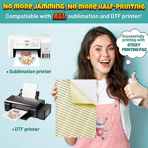 KASYU DTF Transfer Film - 50 Sheets 8.5"x11