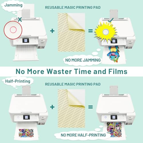 KASYU DTF Transfer Film - 50 Sheets 8.5"x11