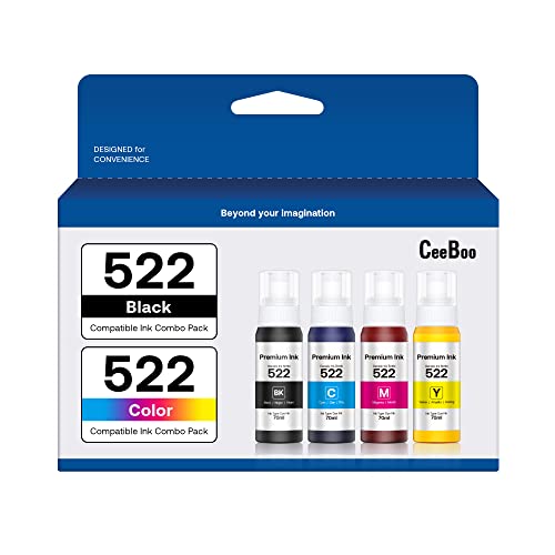 Epson Compatible 522 High Capacity Ink Refill Bottles