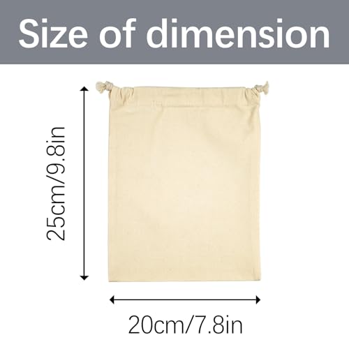 10PCS Sublimation drawstring bag canvas Heat Press DIY