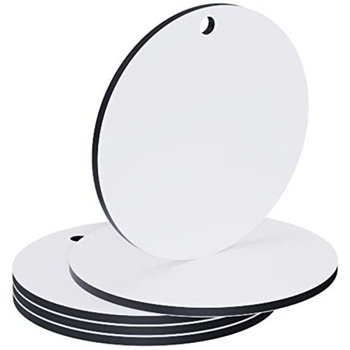 30 Sublimation Ornament Blanks - Round Pendants Bulk