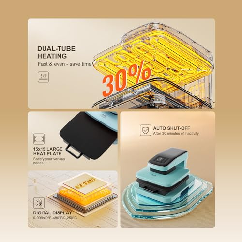 VEVOR 15x15 Auto Heat Press Machine for Tshirts