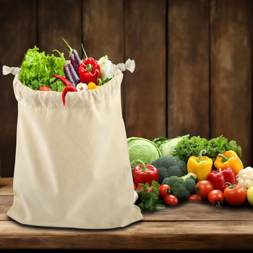 10PCS Sublimation drawstring bag canvas Heat Press DIY