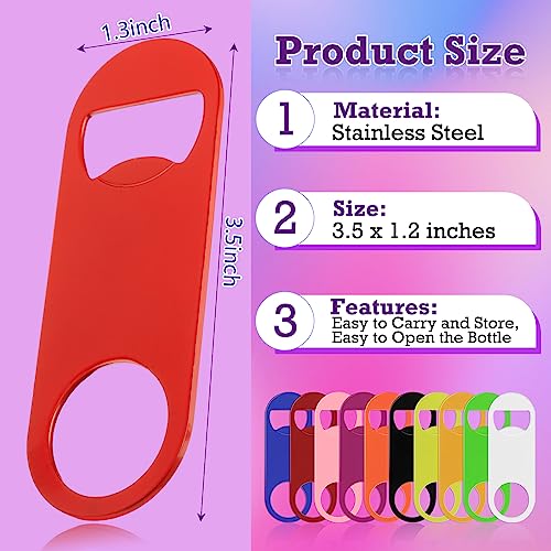 Sublimation Blank Steel Bottle Opener Set for Party