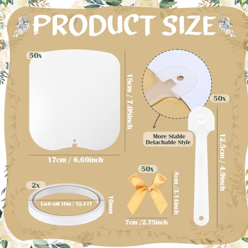 Vercraft Sublimation Wedding Fans Set - DIY Party Supplies