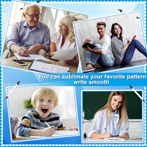 Customized Sublimation Coated Ballpoint Pens Bulk Pack