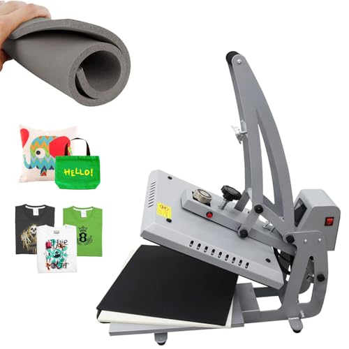 INTBUYING 15x15 Heat Press Sublimation Transfer Machine