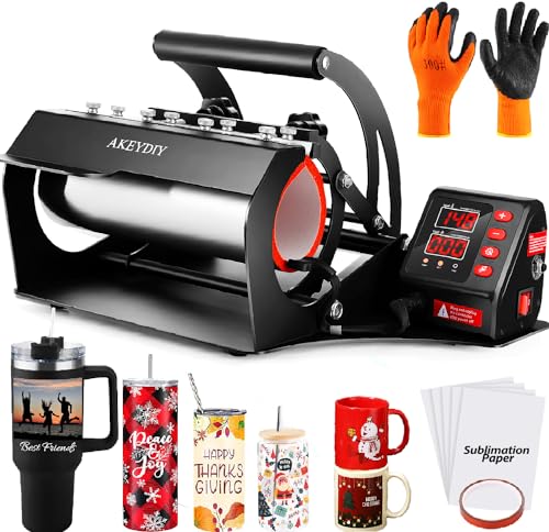 Sublimation Tumbler Heat Press Machine for DIY Prints