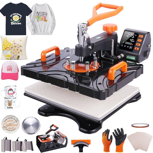 Whubefy 8 in 1 Combo Sublimation Printer