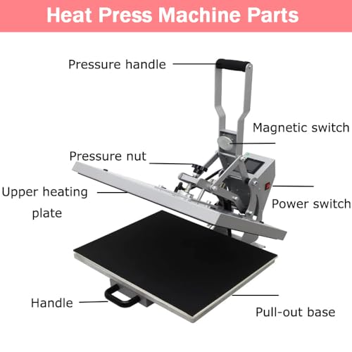 INTBUYING 15x15 Heat Press Sublimation Transfer Machine