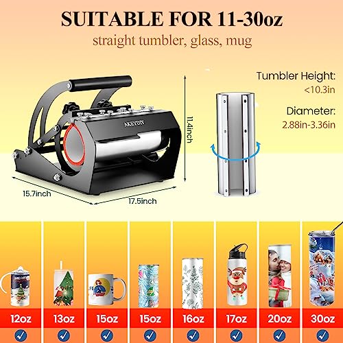 Sublimation Tumbler Heat Press Machine for DIY Prints