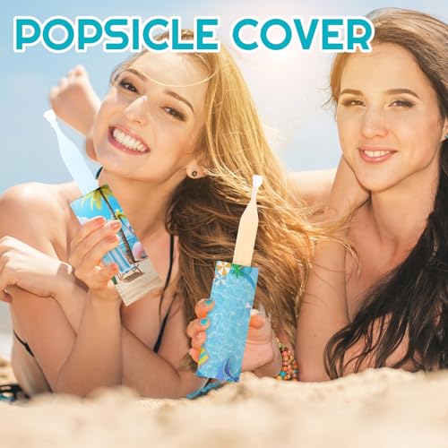 20 Pack Sublimation Popsicle Sleeves for Summer Parties