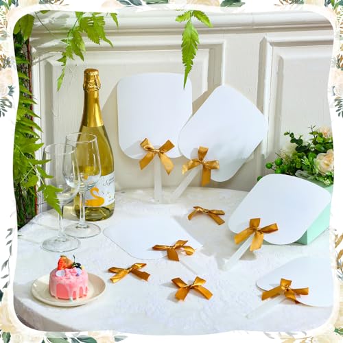 Vercraft Sublimation Wedding Fans Set - DIY Party Supplies