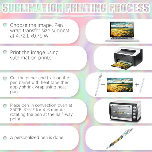Yexiya 30 Pcs Sublimation Pens Kit with Pouch