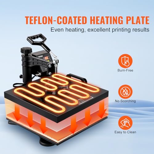 VEVOR 2 in 1 Heat Press Machine Combo