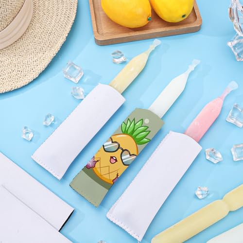 20 Pack Sublimation Popsicle Sleeves for Summer Parties