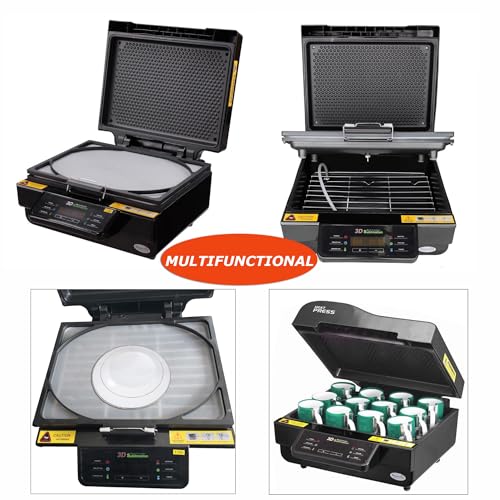 INTSUPERMAI 3D Sublimation Heat Press Machine with Kit