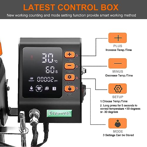 Whubefy 8 in 1 Combo Sublimation Printer