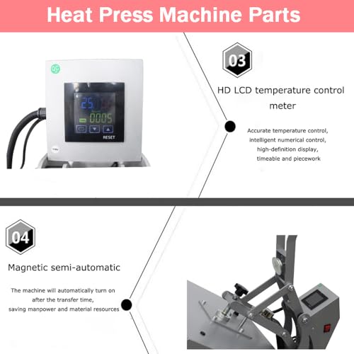 INTBUYING 15x15 Heat Press Sublimation Transfer Machine