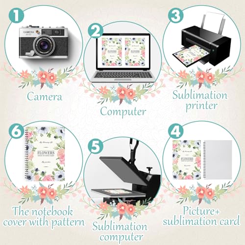 12 Pc Sublimation Journal Set with A5 Notebooks