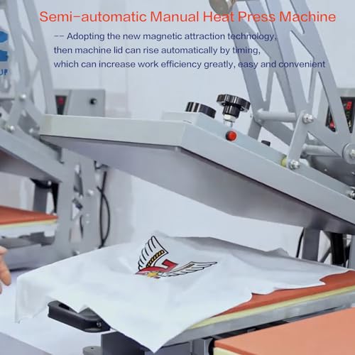 16x24 Dual Platen Heat Press Machine - 110V Sublimation T-Shirt Press