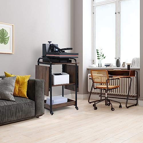 Kokorona Heat Press Stand Table with 3-Tier Storage