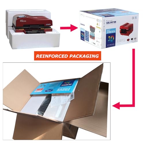 INTSUPERMAI 3D Sublimation Machine Kit for Christmas Craft