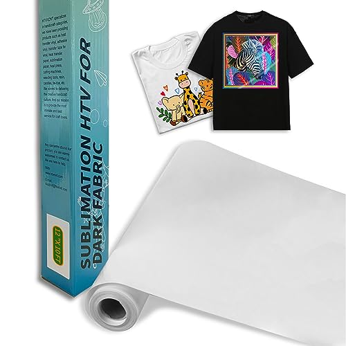 Matte Sublimation Vinyl for Dark/Light Fabric - 12" X 10FT