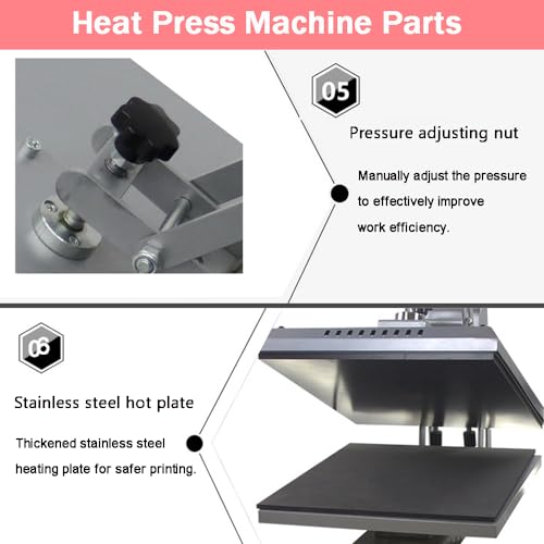 INTBUYING 15x15 Heat Press Sublimation Transfer Machine