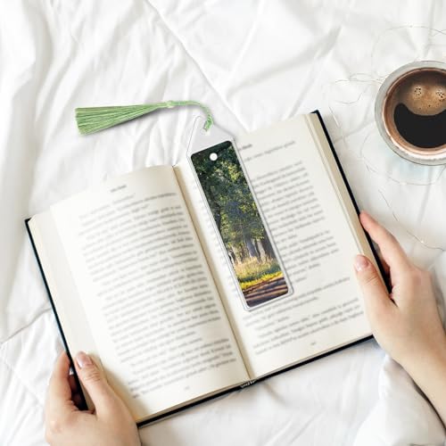 30 Sets Sublimation Blank Bookmarks with DIY Accessories